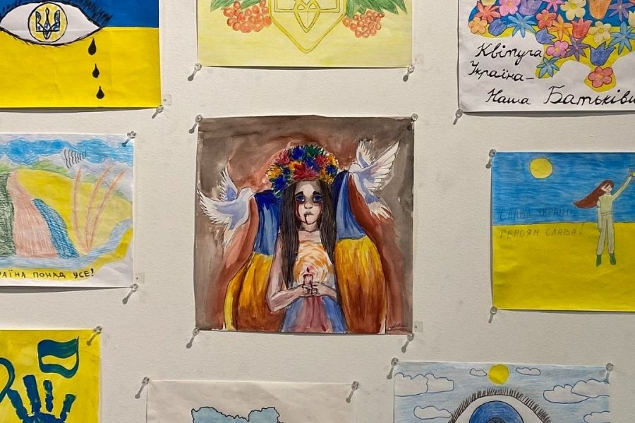 Children of Ukraine: Art From Inside Bomb Shelters